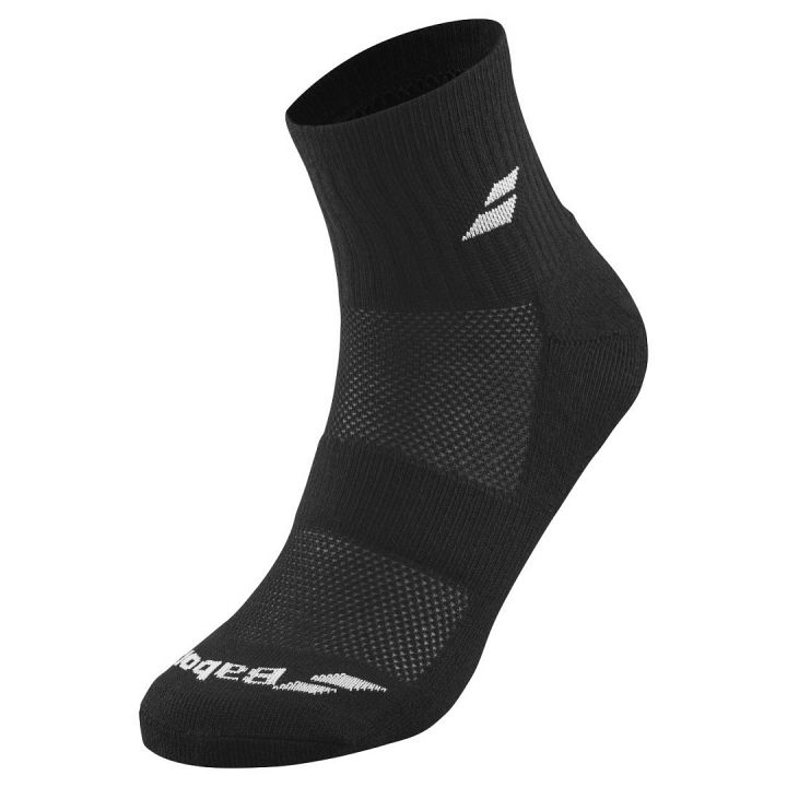 Babolat Quarter Socks 3-Pack Black